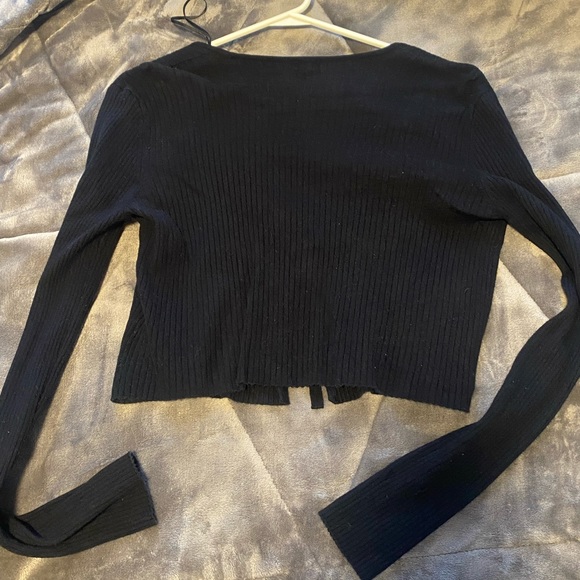 Black garage cardigan size medium - Picture 3 of 4